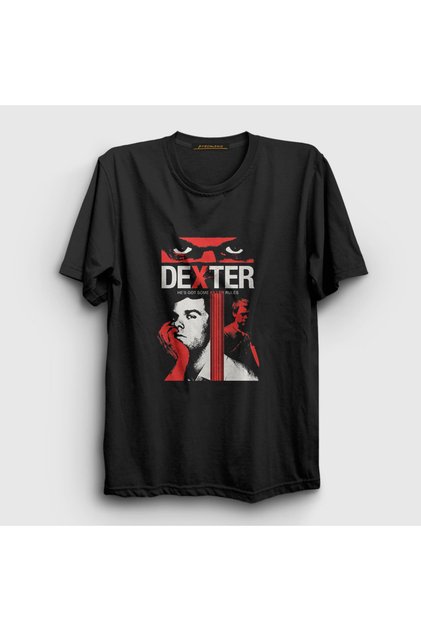 Unisex Black Killer Rules Series Dexter T-Shirt 480703Tt