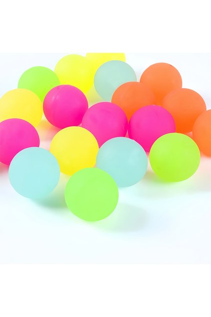 10pcs random-2.5cm 5-20pcs Glow in the Dark Bouncy Balls Rubber Stress Relief Toys for Kids Birthday