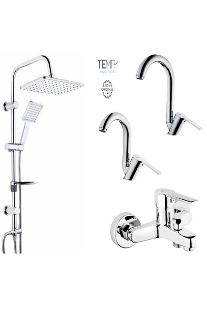 FLORA BANYO-LAVABO-MUTFAK BATARYASI VE RAIN BİANCO DUŞ SİSTEMİ
