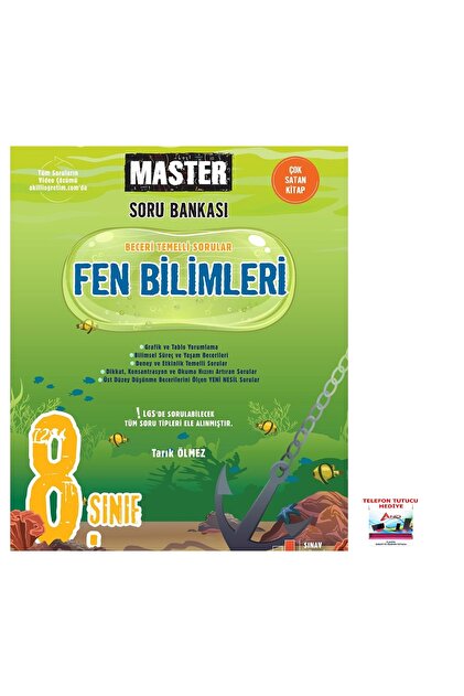 2026-2027 Müfredat 8 Sınıf Fen Bilimleri Master Serisi Soru Bankası LGS De Çıkabilecek Soru Tipi