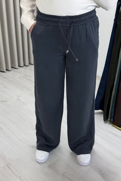My Magazin Beli Lastikli Yazlık Denim Pantolon
