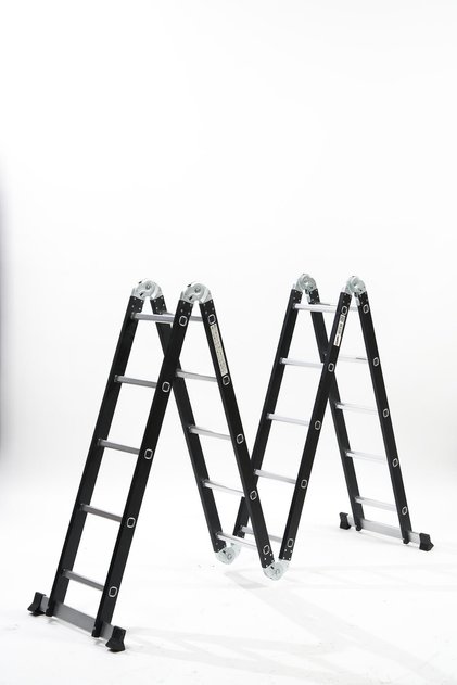 4x5 Akrobat Teleskopik Alüminyum Merdiven