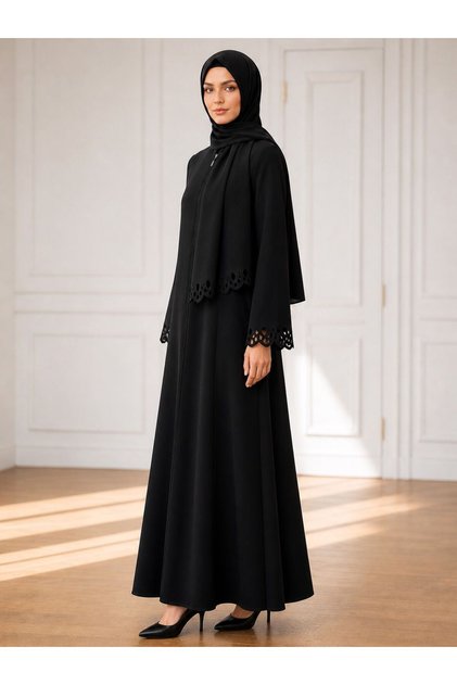 Cotton Ayrobin Fabric Seasonal Sweat-Proof Zippered Prayer Dress Cap Ferace