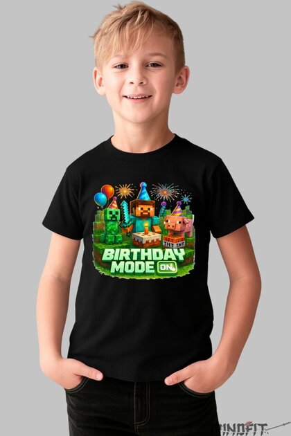 Tricou Minecraft My Birthday Mode