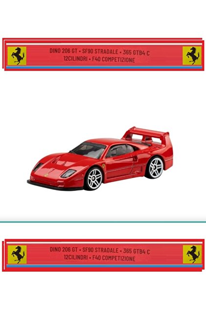 OYUNCAKSAHİLİ Ferrari Metal 5li Set 206GT SF90 365 GTB CILINDRI12