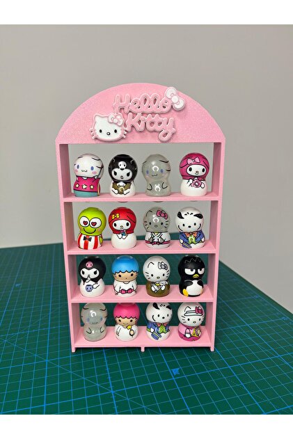 SG Studio Hello Kitty Temalı Flipperz Oyuncak Standı Pembe Oyuncak