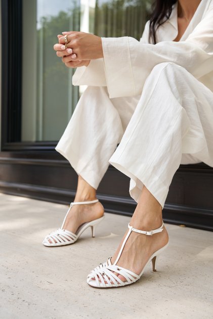 Best Women's White Strappy Heel Sandals