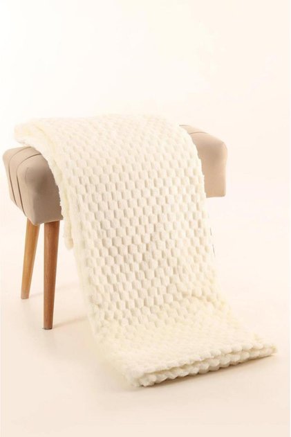 Mira Plush Sofa Cover 180X220 cm Cream