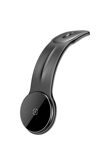 D21 Magnetic Suction Car Phone Holder with 15W Wireless Charging and Flexible Arm