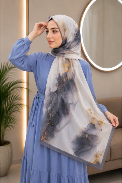 طرحة كريب شيفون