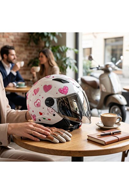 yyk SWAY SW 765 Enjoy Heart Açık Kask Güneş Vizör - Fiyatı, Yorumları