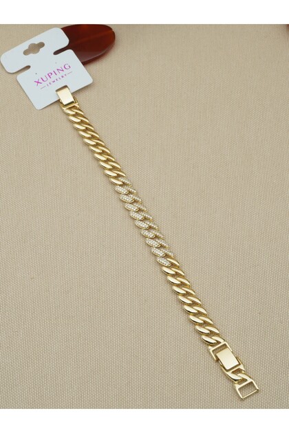 Vip Xuping Zircon Stone Steel Bracelet, Non-Tarnishing Steel Bracelet 19 cm