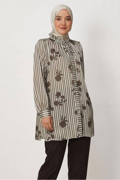 Patterned Satin Tunic 46548