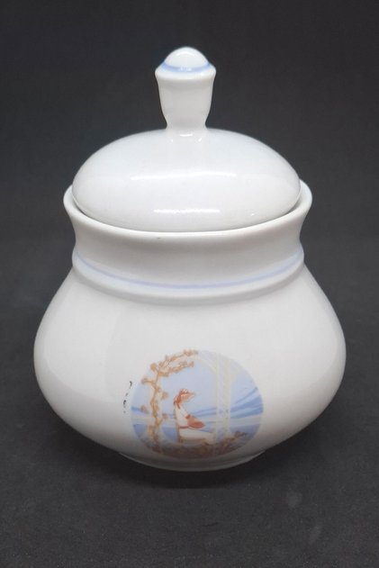 Fragonard Style Vintage Bowl with Lid 2 Pieces 250 ml