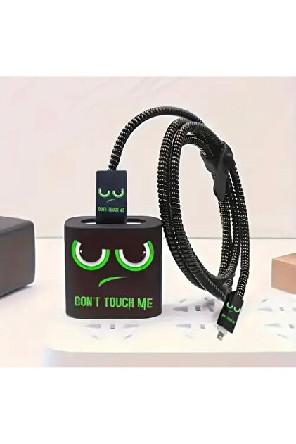 İphone 18w/20w Şarj Adaptörü ile Uyumlu Karikatürlü Şarj Aleti Kılıfı, Şarj Kablo Koruyucu, Şarj Koruyucu Kılıf, Şarj Koruma