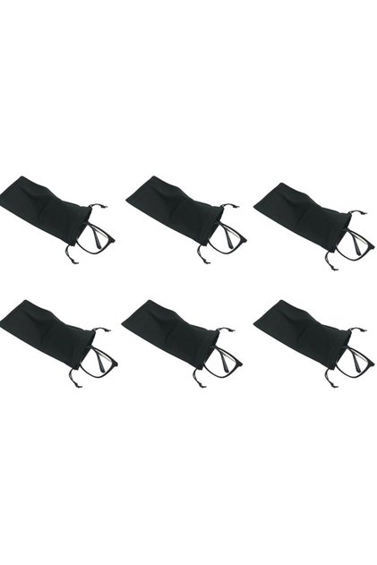 6pcs 1-6Pcs Portable Soft Cloth Waterproof Sunglasses Bag Microfiber Dust Storage Pouch Glasses Carr