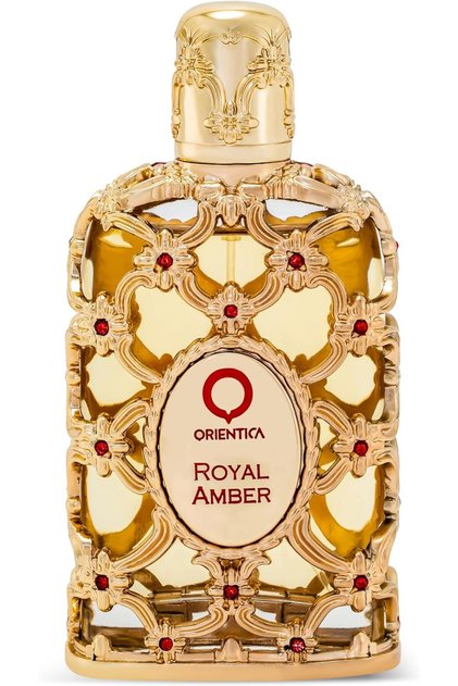 Luxury Royal Amber Eau De Parfum 80ml – Notes of Bergamot, Pineapple, Melon - Amber Oud, Gourmand, Fruity, Vanilla Woody Arabic Perfume