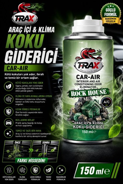 T-RaX Klima Bombası Rock House 150ML