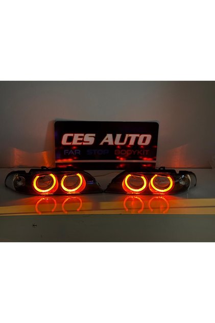 BMW 5 SERİSİ E39 TURUNCU ANGEL FAR CAM TAKIMI SIFIR ÜRÜN İTHAL