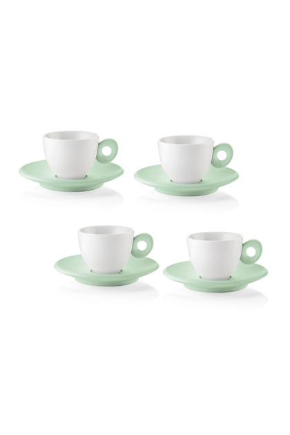 4'lü Espresso Fincan Takımı Yeşil