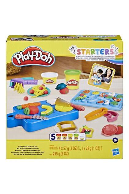 Play-Doh Kitchen Creations Set de început pentru micuți bucătari, 5 cutii