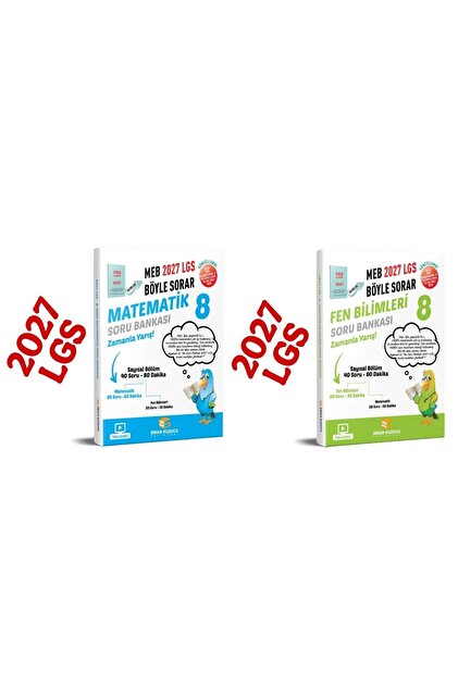 SİNAN KUZUCU YAYINLARI 8. Sınıf 2027 Lgs Meb Böyle Sorar MATEMATİK