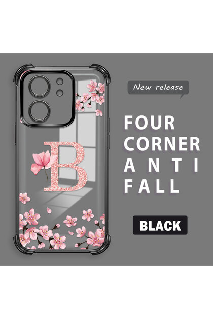 Xiaomi Mi 13T/Mi 13t Pro Compatible Transparent Back Four-Corner Reinforced Impact Protection Silicone Case