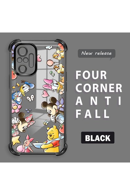 Xiaomi Redmi Note 10 Pro Compatible Transparent Back Four-Corner Reinforced Impact Protection Silicone Case