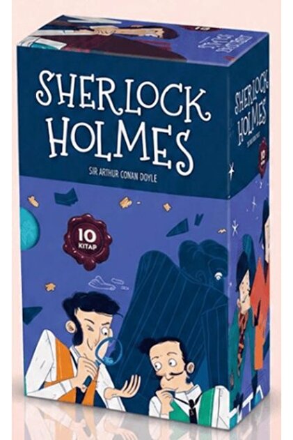 Sherlock Holmes Mor Kutulu 10 Kitaplık Set