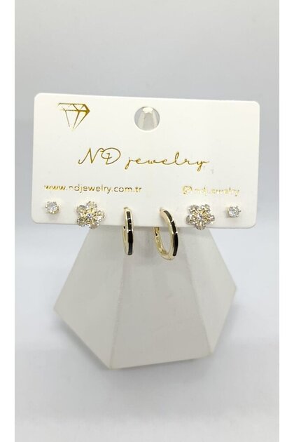 Florence Flower Figured 6-Piece Earring Set