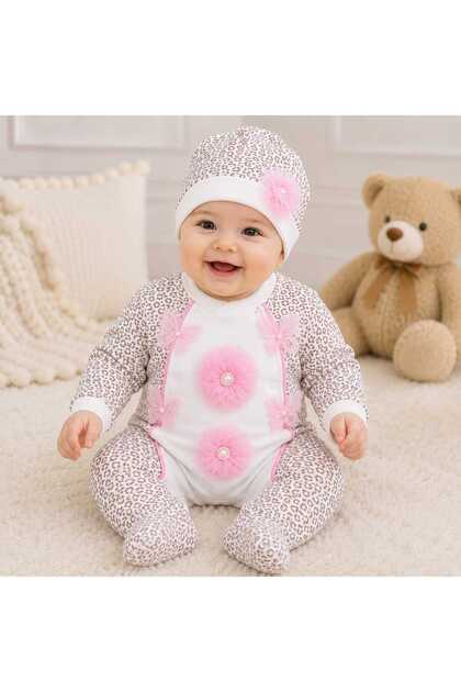 Leopard Patterned Baby Outfit