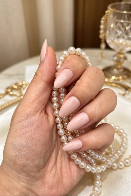 Kısa Badem Takma Tırnak SMALL 10 Adet Takma Tırnak Seti