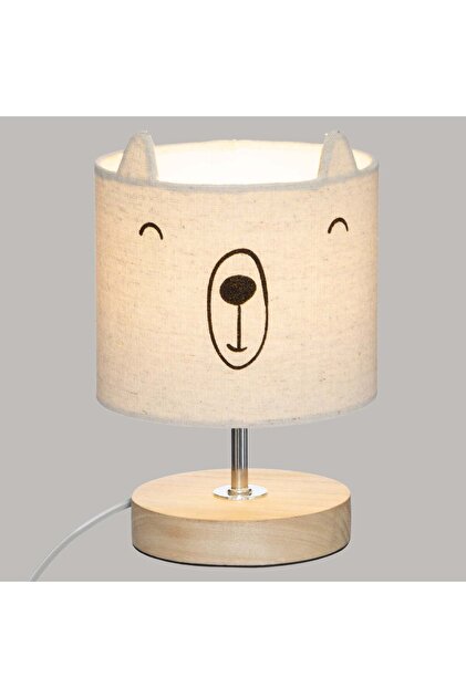Lampă de birou pentru copii, ursuleț „Toxey” - Bej, H.21 cm
