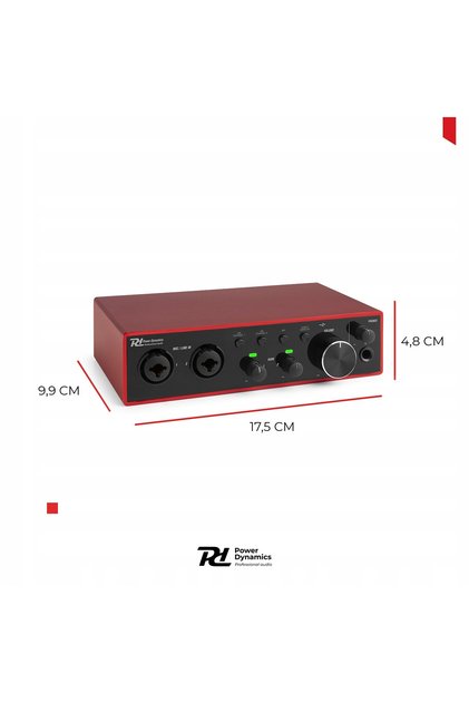 Power Dynamics PDX22 Interfață Audio Combinată USB