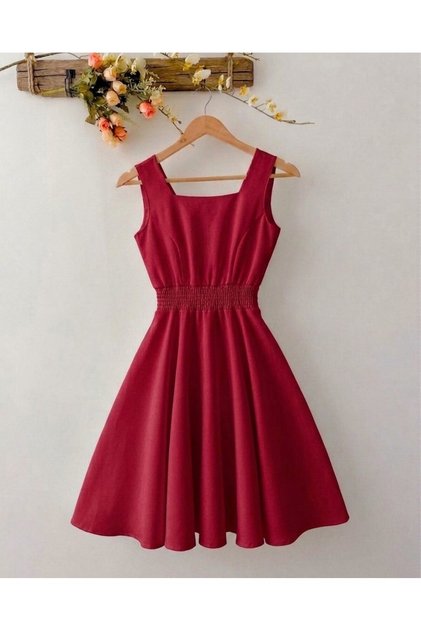 Girl Child Red Color Dress