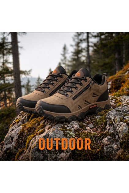 WANDERFULL TREKKİNG KUM ERKEK OUTDOOR FERMUARLI AYAKKABI 40-45