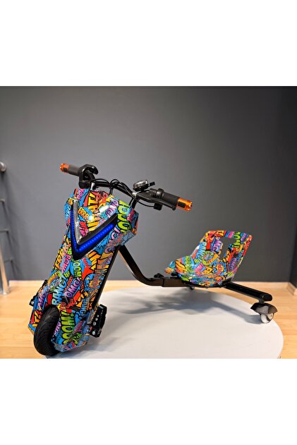 36V 350W Elektrikli Drift Scooter 3 Hızlı 25 Km/H 100 Kg Taşıma Kapasiteli