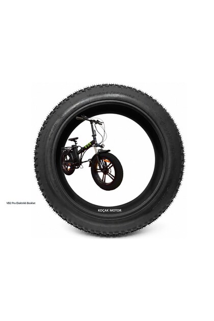 Volta VB2 Pro E Bike Elektrikli Bisiklet Lastiği 98-406 ( 20*4.0 )