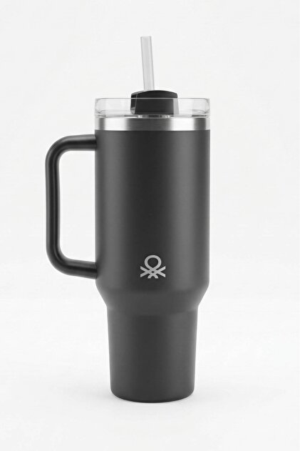 Steel Thermos with Straw 900 ml