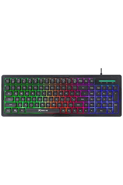 Tastatură de gaming KB-309, USB cu fir, RGB, 101 taste, Negru