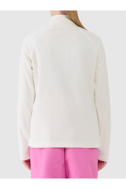 Hanorac fleece pentru fete polar FLEF060 11S crem 146-152 cm