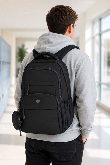 Martella Nylon Fabric Backpack M314