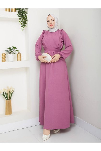 AYROBİN KUMAŞ ELBİSE