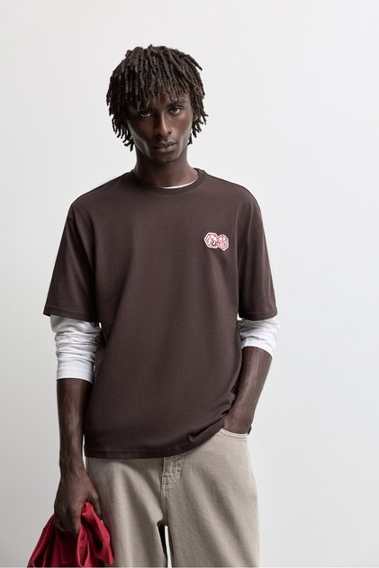 Yamalı t-shirt
