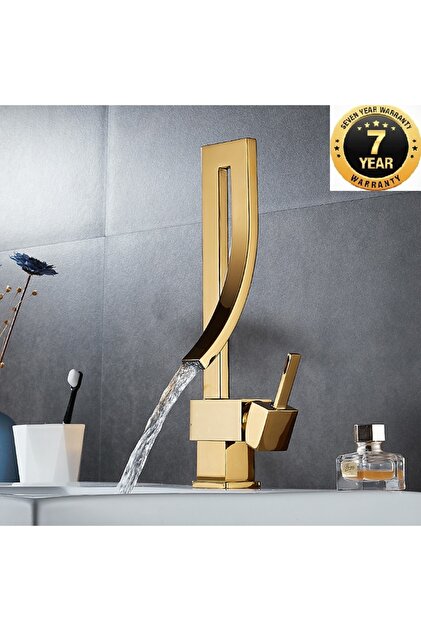 Bathroom Sink Faucet Gold Dore Gold Special Design Style New Product Imported with 7 Years Warranty
