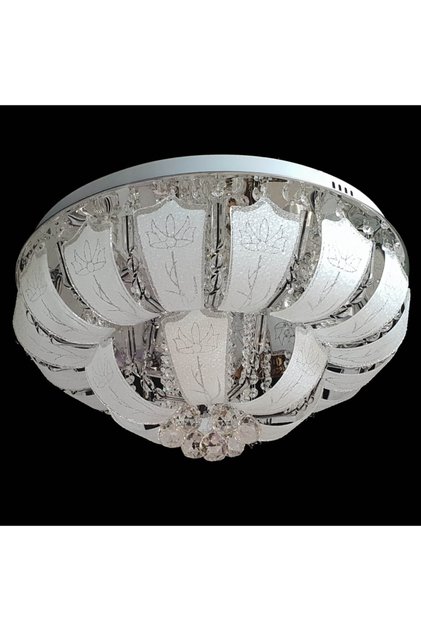 Avize Salon Led Li Kumandalı 60 Cm.e-27 Duy