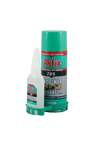 Genel Markalar Akfix 705 Profesyonel Hızlı Yapıştırıcı (b50 Gr + 200 Ml) - 1