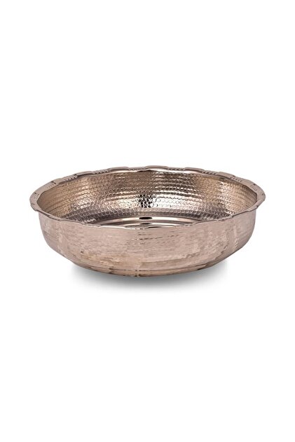Forged Copper Engraved Bath Stone Silver 18 cm