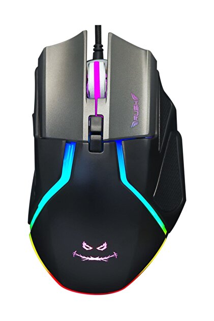 Rush Topaz Rm84 10.000 Dpı Rgb 6d Modüler Makro Pro Oyuncu Gaming