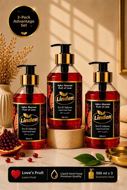 Liquid Hand Soap Fruit of Love 500 ml Fruit of Love X3 Pieces